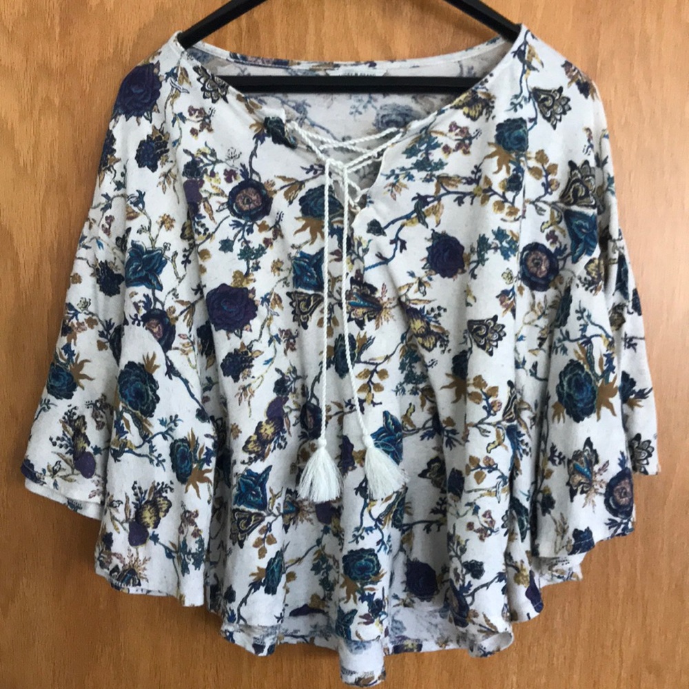 Lucky Brand Floral Boho Top
